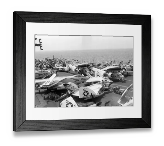 Framed Print : Aircraft on the deck of the USS Independence Framed Print : Aircraft on the deck of the USS Independence
