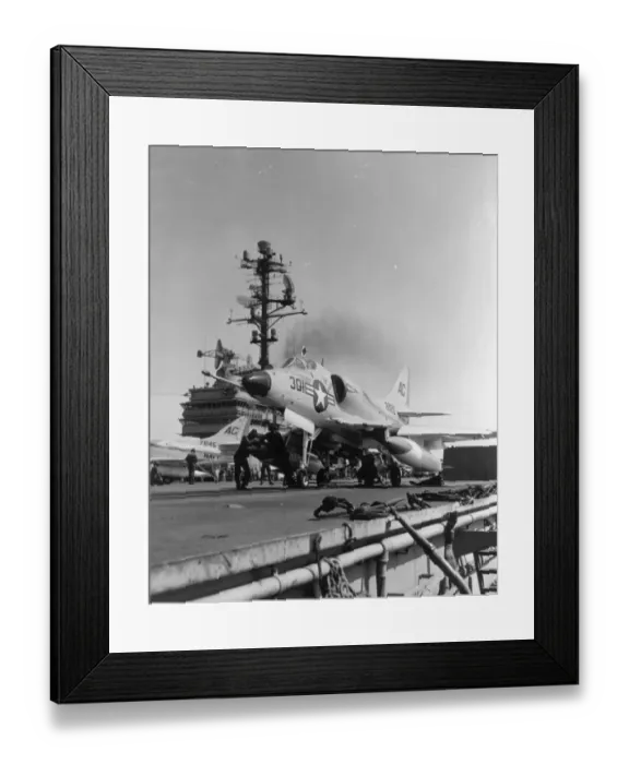 Framed Print : A Douglas A-4C Skyhawk 148526 about to depart Framed Print : A Douglas A-4C Skyhawk 148526 about to depart