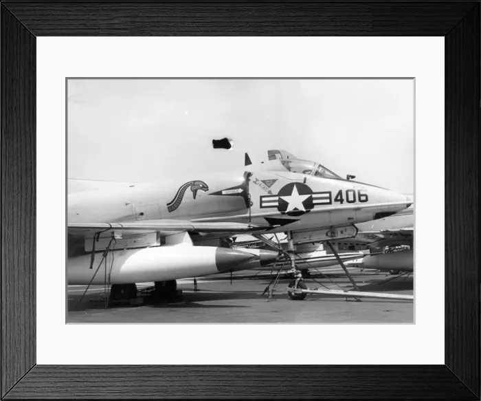 Framed Print : A Douglas A-4 Skyhawk aboard USS Independence Framed Print : A Douglas A-4 Skyhawk aboard USS Independence