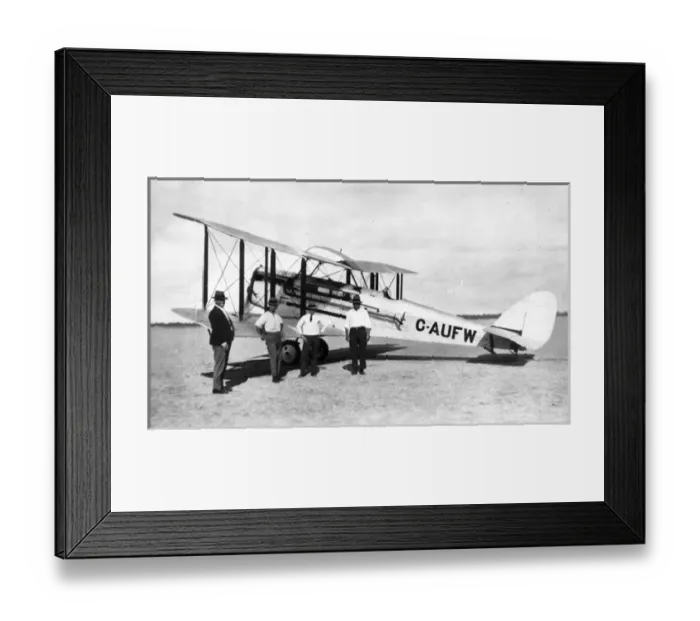 Framed Print : A de Havilland DH50 G-AUFW Framed Print : A de Havilland DH50 G-AUFW