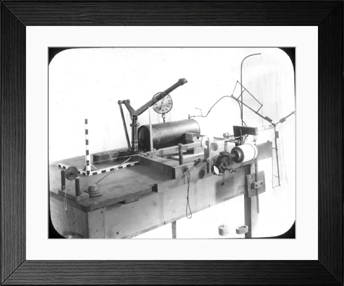 Framed Print : Arrangement of gears to test engine push Framed Print : Arrangement of gears to test engine push