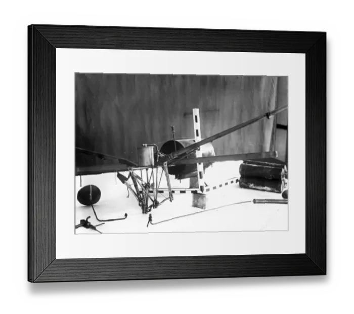 Framed Print : Naptha engine machine