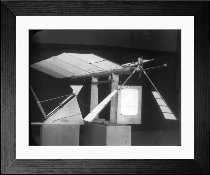 Framed Print : Larger model compressed air flying machine Framed Print : Larger model compressed air flying machine