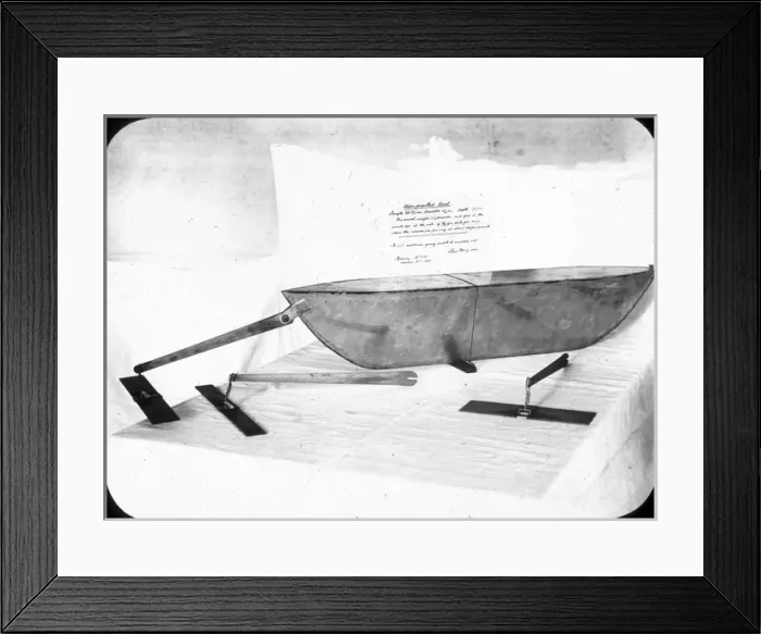 Framed Print : Wave-propelled vessel weighing 12 5lb Framed Print : Wave-propelled vessel weighing 12 5lb