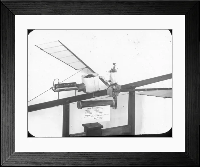 Framed Print : A larger model of the flapping wing machine Framed Print : A larger model of the flapping wing machine