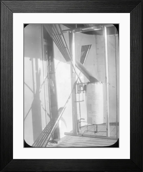 Framed Print : Steam engine with flash boiler and balanced wings Framed Print : Steam engine with flash boiler and balanced wings