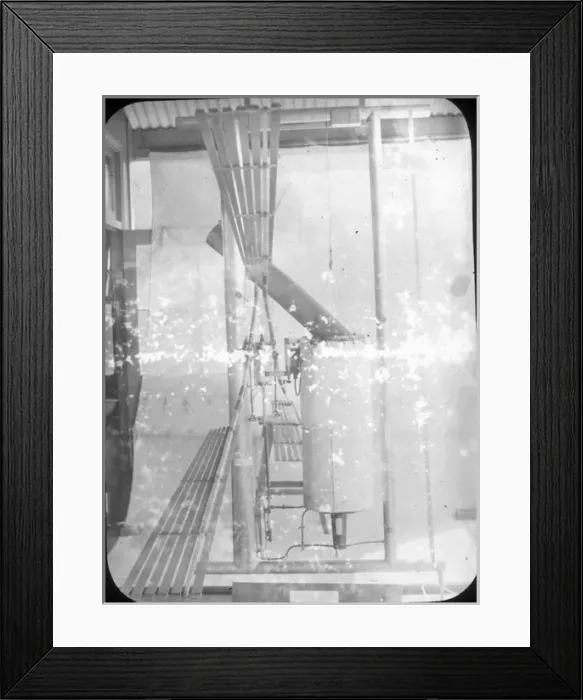 Framed Print : Steam engine with flash boiler and balanced wings Framed Print : Steam engine with flash boiler and balanced wings