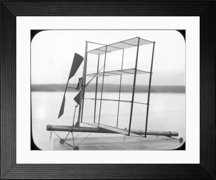 Framed Print : Four-decker compressed-air driven model Framed Print : Four-decker compressed-air driven model