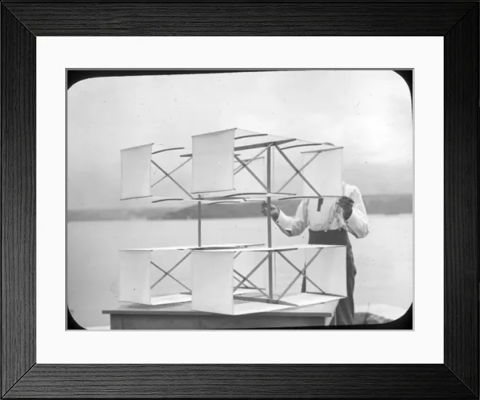 Framed Print : Four-celled kite Framed Print : Four-celled kite