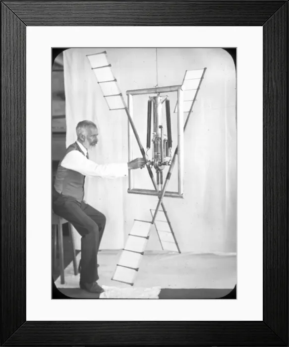 Framed Print : Hargrave with four-winged balanced motor Framed Print : Hargrave with four-winged balanced motor