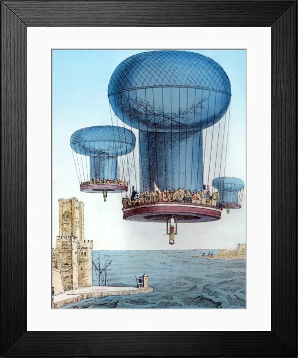 Framed Print : A proposal for attacking England in 1803 Framed Print : A proposal for attacking England in 1803