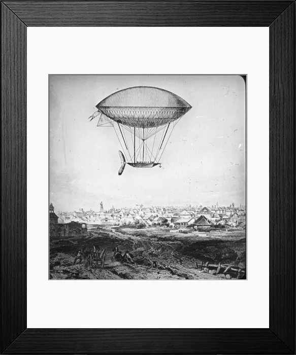 Framed Print : Dupoy de Lomes dirigible Framed Print : Dupoy de Lomes dirigible