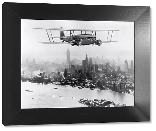 Curtiss-Wright Condor artists impression over New York