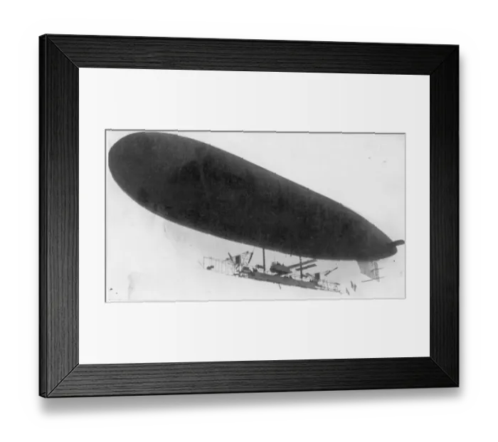 Framed Print : Zodiac Commandant Coutelle airship Framed Print : Zodiac Commandant Coutelle airship