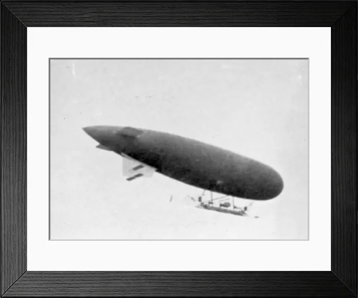Framed Print : Zodiac Commandant Coutelle airship Framed Print : Zodiac Commandant Coutelle airship