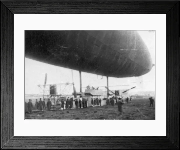 Framed Print : Zodiac Commandant Coutelle airship Framed Print : Zodiac Commandant Coutelle airship