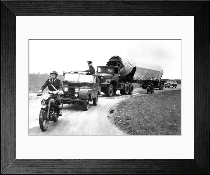 Framed Print : The first Thor missile for the RAF Framed Print : The first Thor missile for the RAF