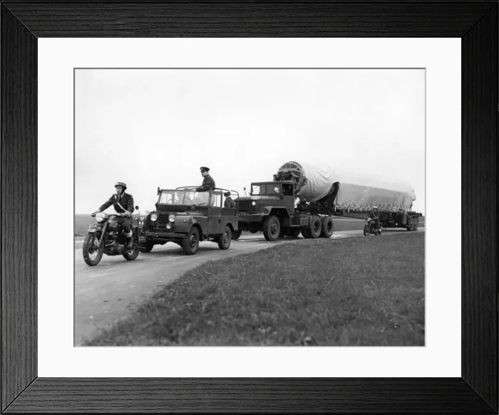 Framed Print : The first Thor missile for the RAF Framed Print : The first Thor missile for the RAF