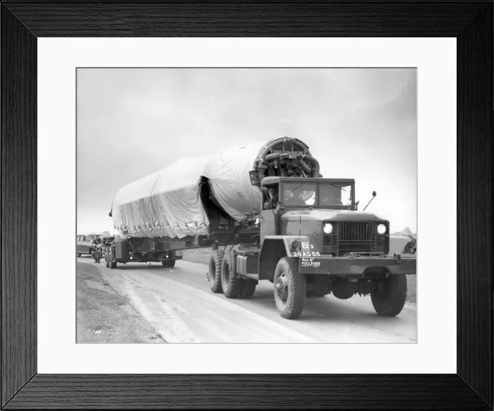 Framed Print : The first Thor missile for the RAF Framed Print : The first Thor missile for the RAF