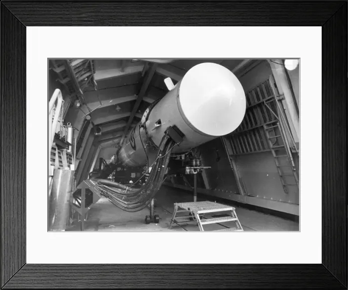 Framed Print : Thor IRBM inside its shed Framed Print : Thor IRBM inside its shed