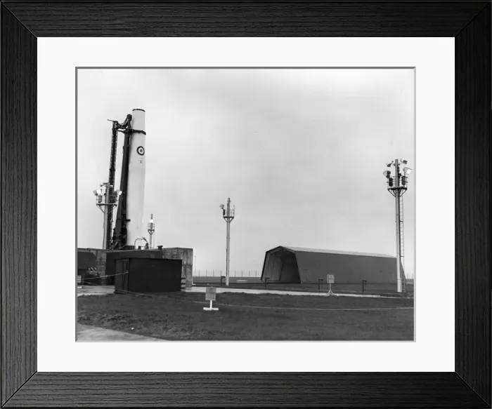 Framed Print : Thor IRBM ready for launch Framed Print : Thor IRBM ready for launch