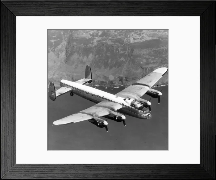 Framed Print : Avro Lancaster X G-BCOH en route from Canada Framed Print : Avro Lancaster X G-BCOH en route from Canada