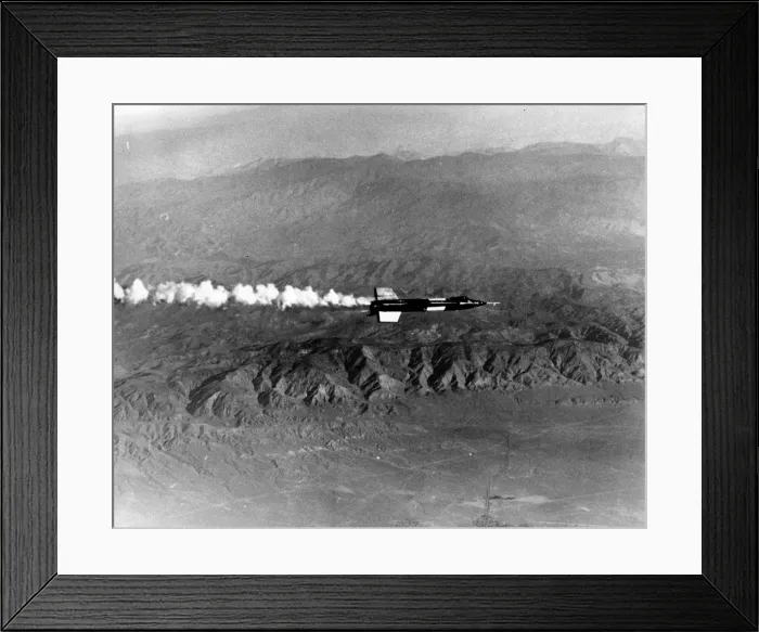 Framed Print : North American X-15 56-6671 in flight Framed Print : North American X-15 56-6671 in flight