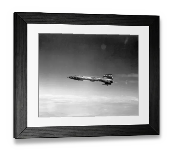 Framed Print : North American X-15 56-6671 in flight with dummy ramjet Framed Print : North American X-15 56-6671 in flight with dummy ramjet