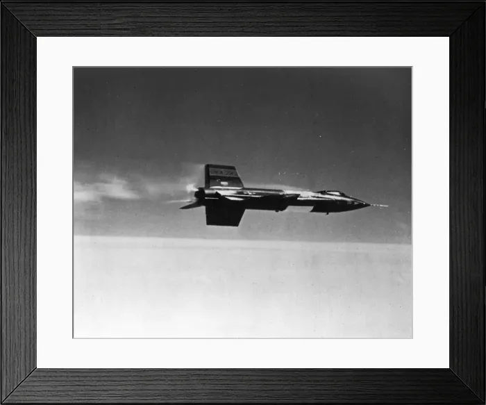 Framed Print : North American X-15 56-6670 in flight Framed Print : North American X-15 56-6670 in flight