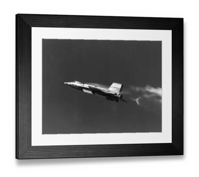 Framed Print : North American X-15 56-6672 in flight Framed Print : North American X-15 56-6672 in flight