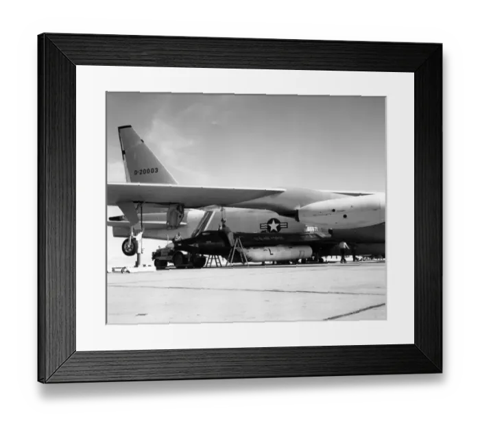 Framed Print : North American X-15 56-6671 being winched into place Framed Print : North American X-15 56-6671 being winched into place