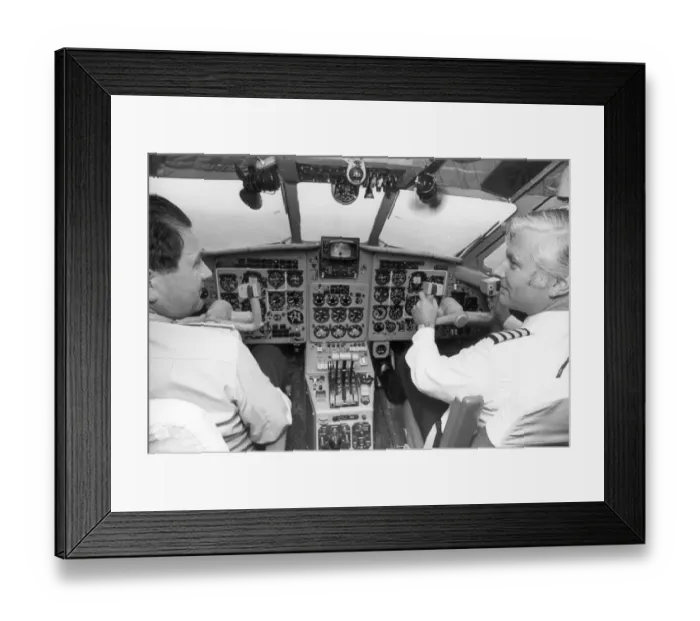 Framed Print : Cockpit of a Russian Yak 40 Framed Print : Cockpit of a Russian Yak 40