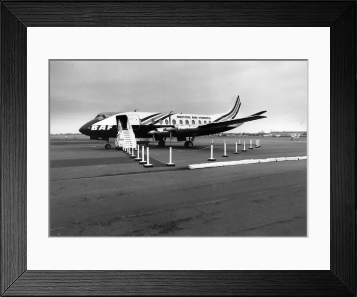 Framed Print : Vickers Viscount of British Air Ferries Framed Print : Vickers Viscount of British Air Ferries