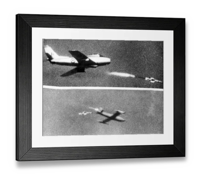 Framed Print : de Havilland Firestreak infra-red air-to-air guided missile Framed Print : de Havilland Firestreak infra-red air-to-air guided missile