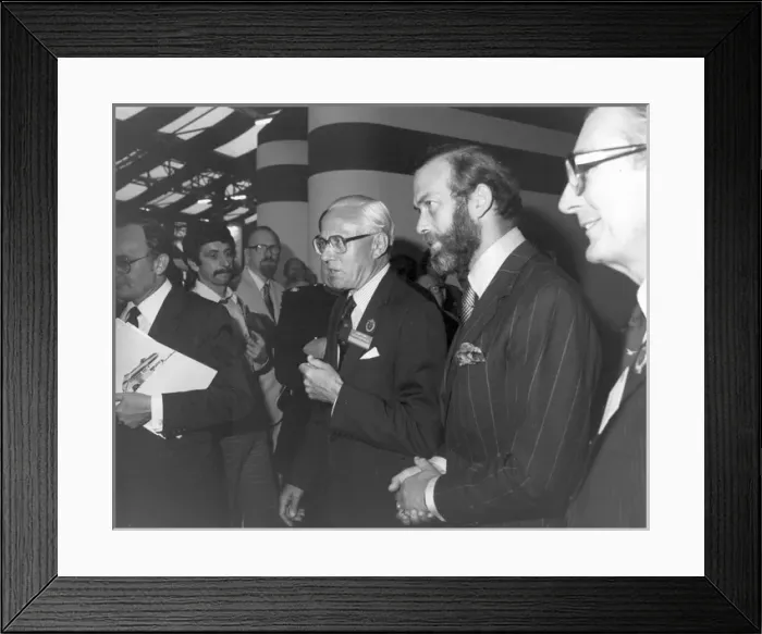 Framed Print : Sir Freddie Page and HRH Prince Michael of Kent Framed Print : Sir Freddie Page and HRH Prince Michael of Kent