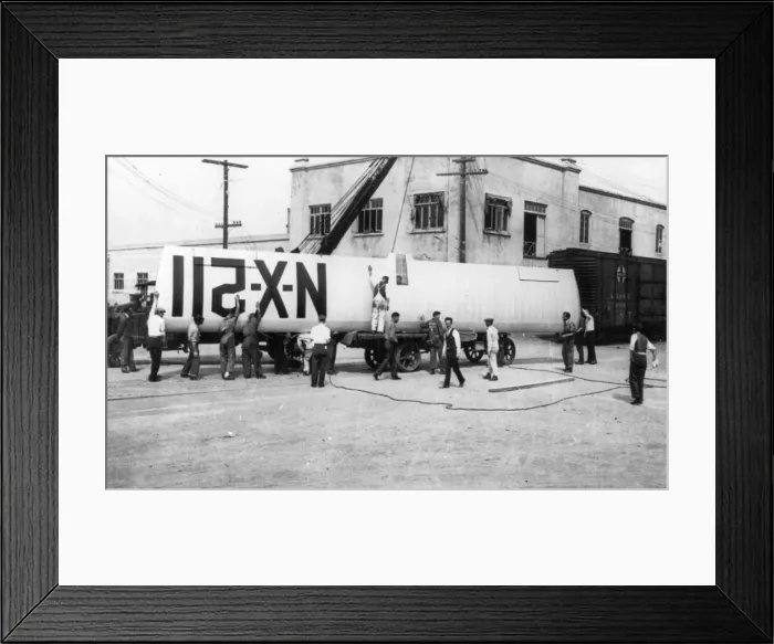 Framed Print : The 46ft wing of the Ryan monoplane Spirit of St Louis Framed Print : The 46ft wing of the Ryan monoplane Spirit of St Louis