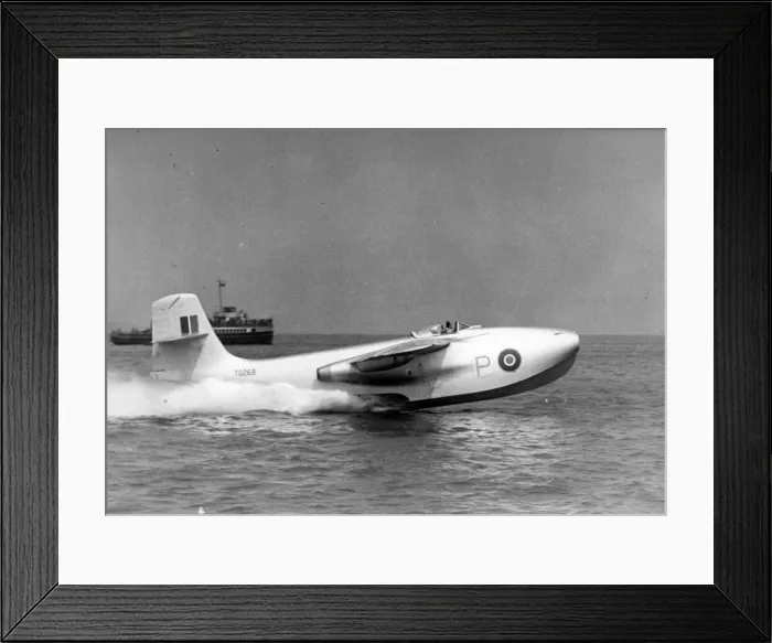 Framed Print : The first prototype Saunders-Roe SR A / 1 TG263 30 July 1947 Framed Print : The first prototype Saunders-Roe SR A / 1 TG263 30 July 1947