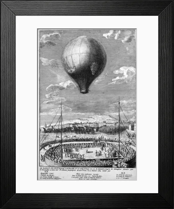 Framed Print : Le Ballon de Lyon Framed Print : Le Ballon de Lyon