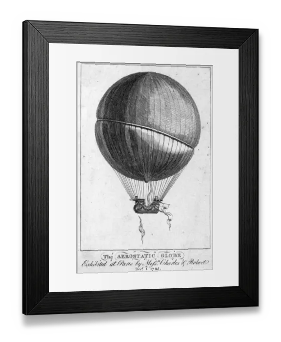 Framed Print : The Aerostatic Globe exhibited at Paris Framed Print : The Aerostatic Globe exhibited at Paris