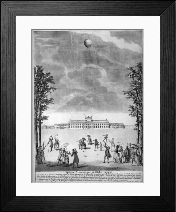 Framed Print : Sphere Areotiatique ou Globe volant Framed Print : Sphere Areotiatique ou Globe volant