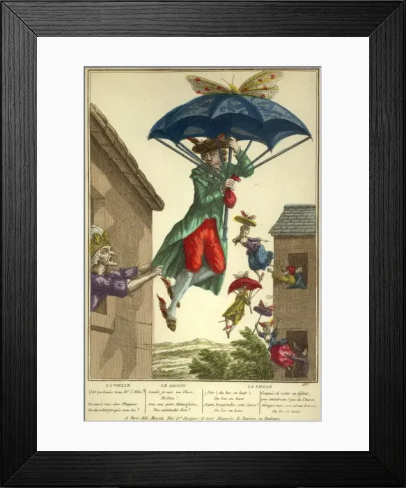 Framed Print : Plate show parachutists Framed Print : Plate show parachutists