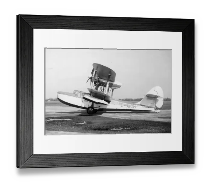 Framed Print : A four-seat civil Supermarine Sea Otter G-AIDM