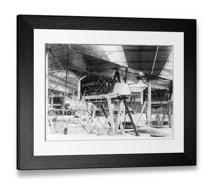 Framed Print : Porte / Felixstowe F2A during construction Framed Print : Porte / Felixstowe F2A during construction