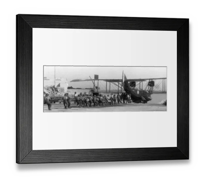 Framed Print : Porte / Felixstowe F3 N4360 in Malta Dockyard Framed Print : Porte / Felixstowe F3 N4360 in Malta Dockyard