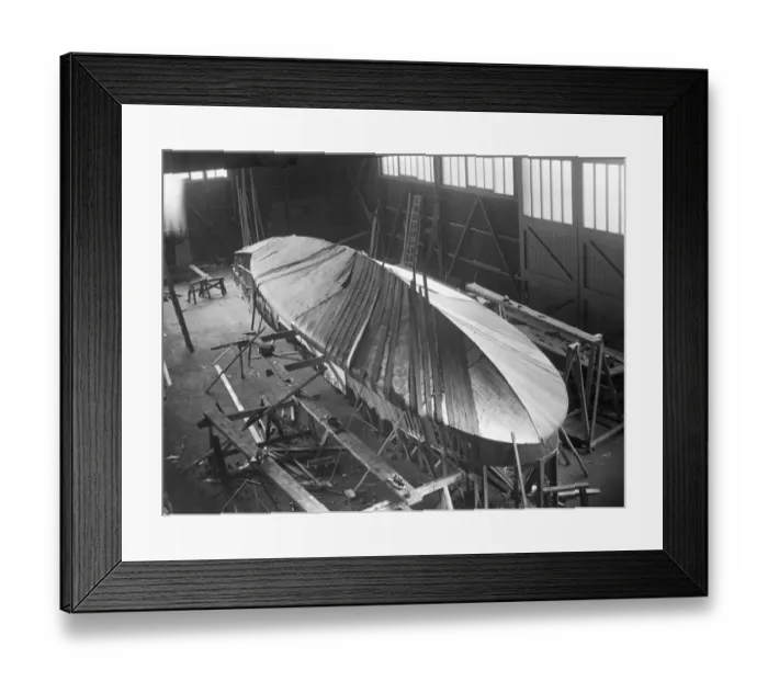 Framed Print : Porte / Felixstowe Fury hull under construction Framed Print : Porte / Felixstowe Fury hull under construction