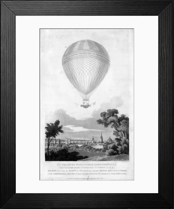 Framed Print : James Sadlers ascent Framed Print : James Sadlers ascent