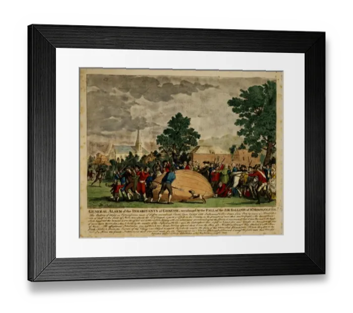 Framed Print : General Alarm of the Inhabitants of Gonese Framed Print : General Alarm of the Inhabitants of Gonese