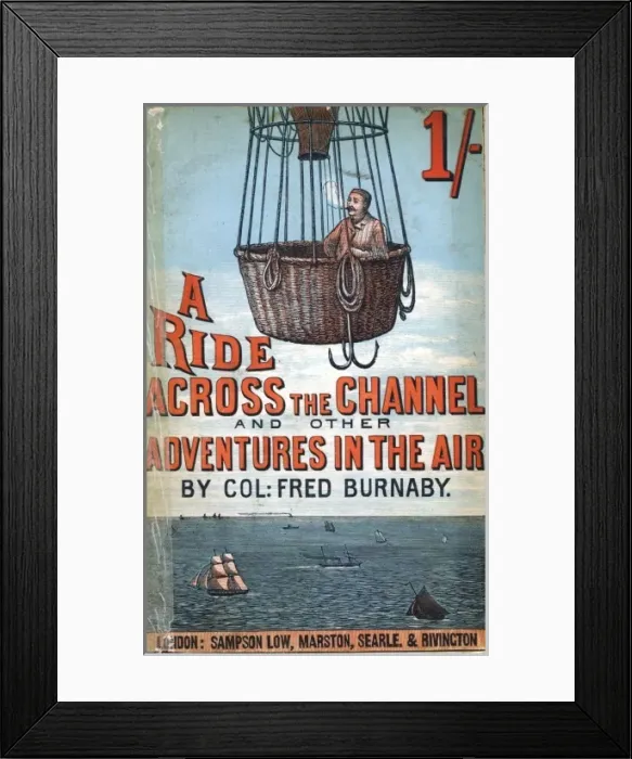 Framed Print : The cover of the book A Ride Across the Channel Framed Print : The cover of the book A Ride Across the Channel