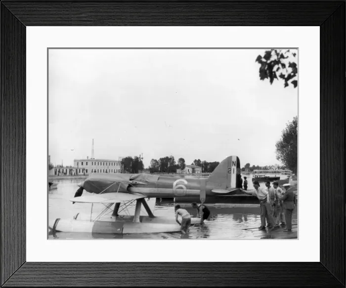 Framed Print : Supermarine S5 N219 at Venice in 1927 Framed Print : Supermarine S5 N219 at Venice in 1927