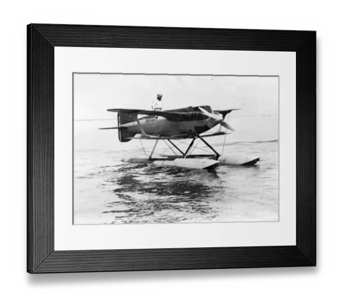 Framed Print : Gloster IVA N222 at Calshot with Flt Lts M Kinkead Framed Print : Gloster IVA N222 at Calshot with Flt Lts M Kinkead